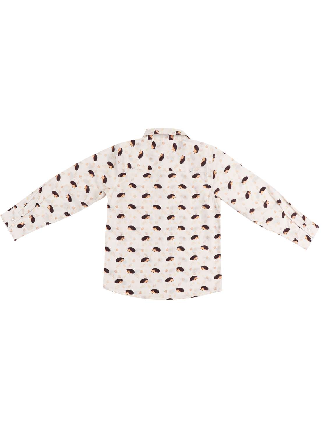 boys printed collared long sleeve shirt - 22179535 -  Standard Image - 1