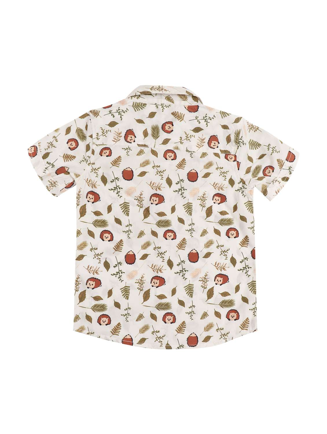 boys printed collared short sleeve shirt - 22179536 -  Standard Image - 1