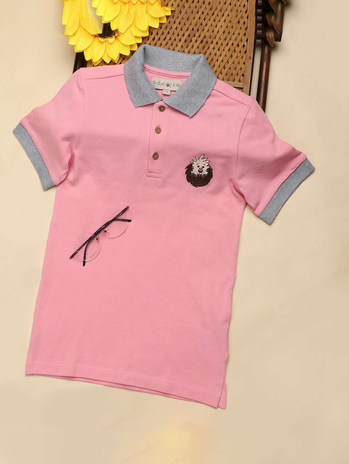 boys solid short sleeve polo t-shirt - 22179554 -  Standard Image - 1