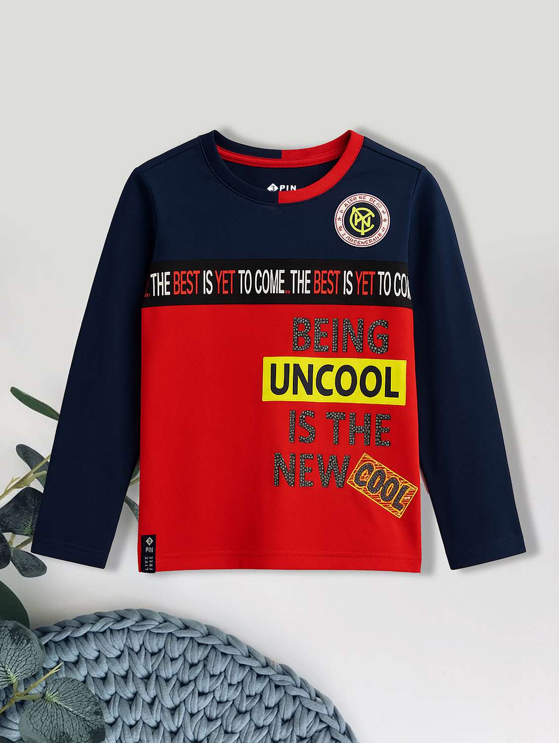 boys pack of 5 printed long sleeve t-shirt - 22179556 -  Standard Image - 1