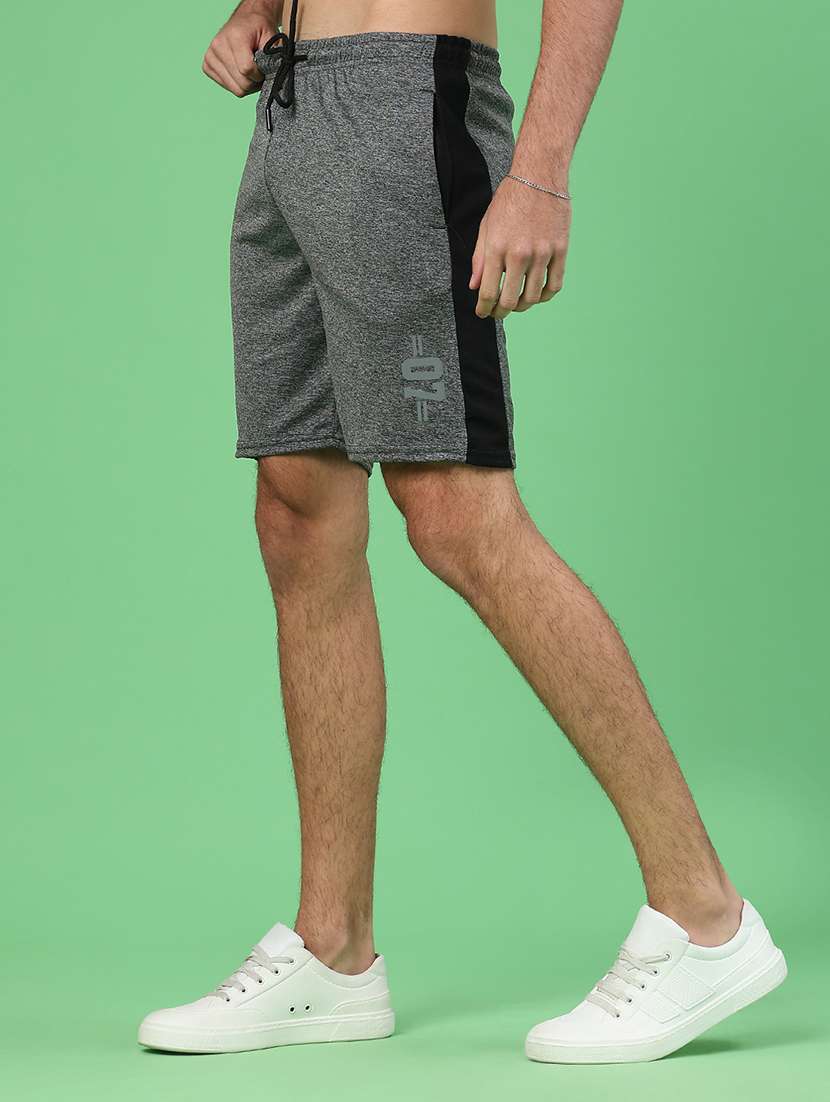 men side taped mid rise regular fit shorts - 22179613 -  Standard Image - 1