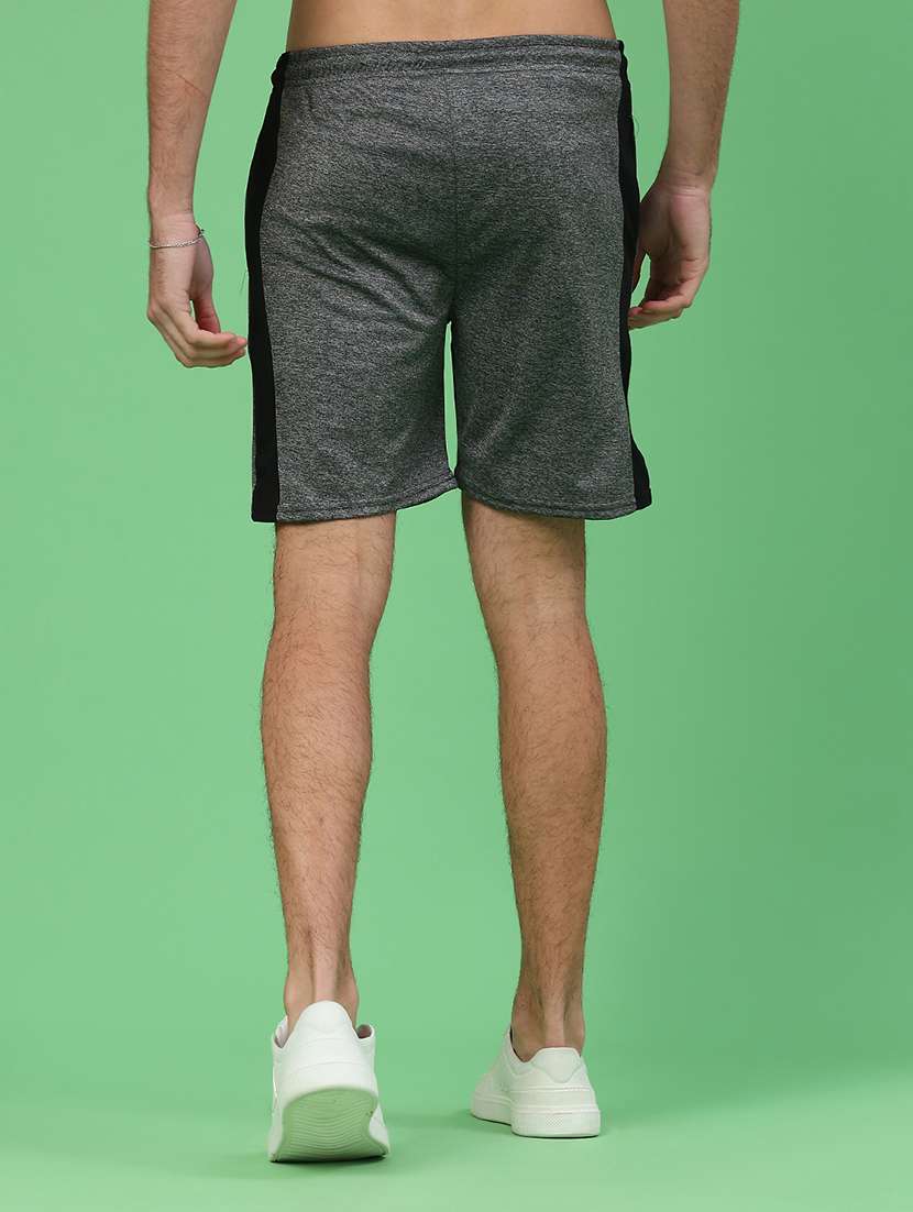 men side taped mid rise regular fit shorts - 22179613 -  Standard Image - 4