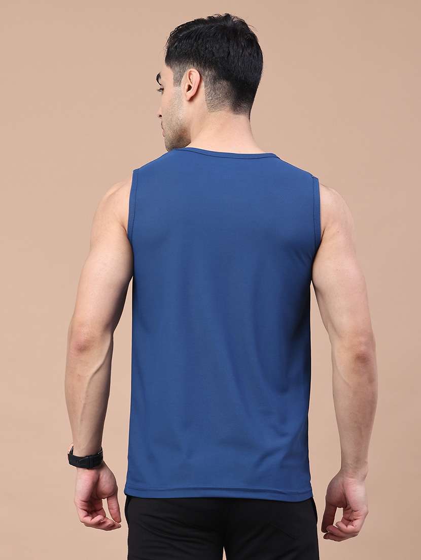 men typographic sleeveless vest - 22179723 -  Standard Image - 4