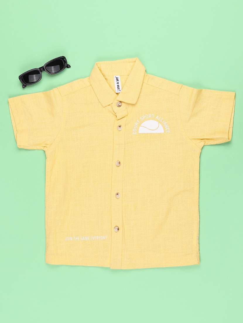 yellow cotton shirt - 22179731 -  Standard Image - 1