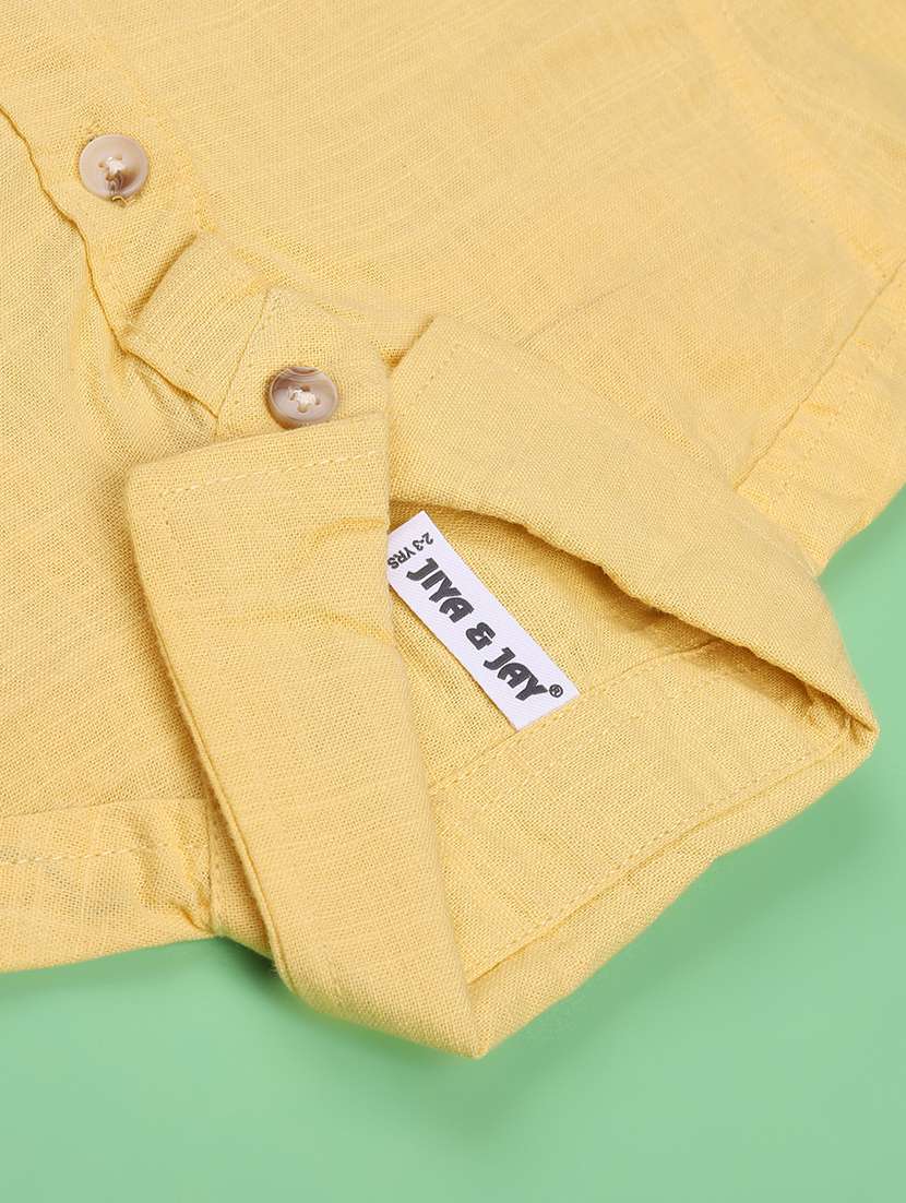 yellow cotton shirt - 22179731 -  Standard Image - 4