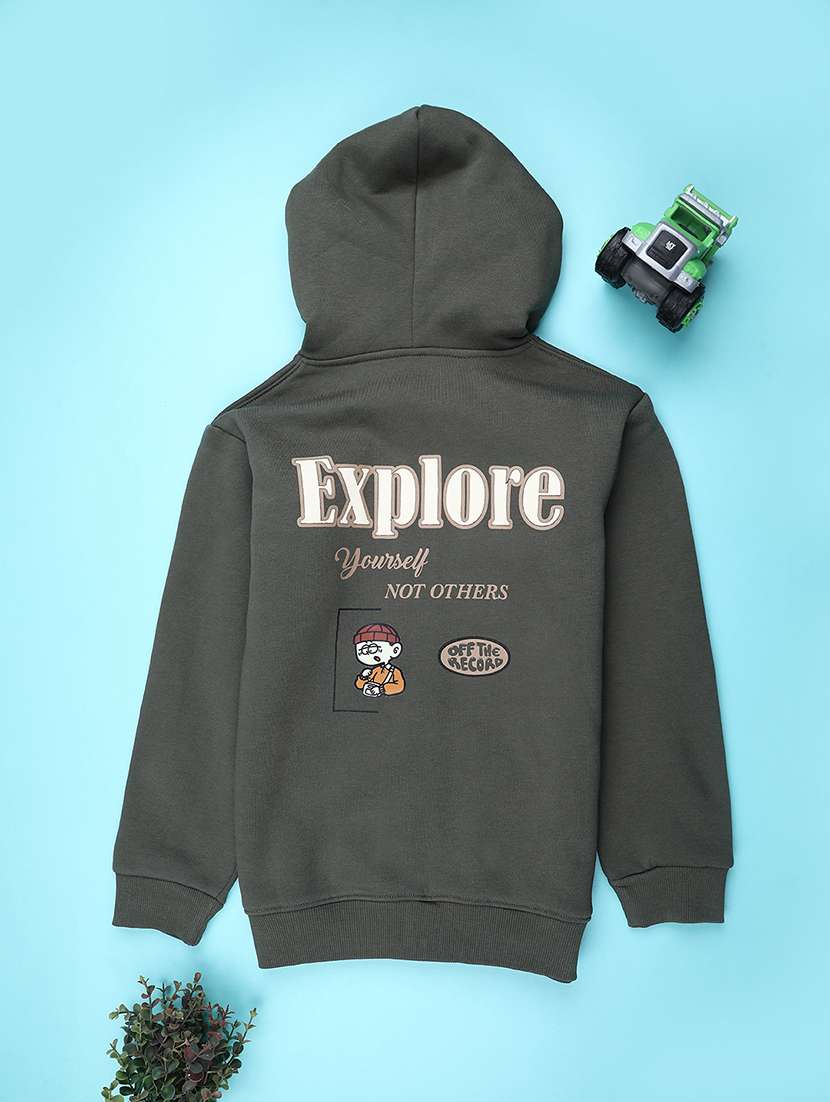 boys long sleeve hooded sweatshirt - 22179761 -  Standard Image - 1