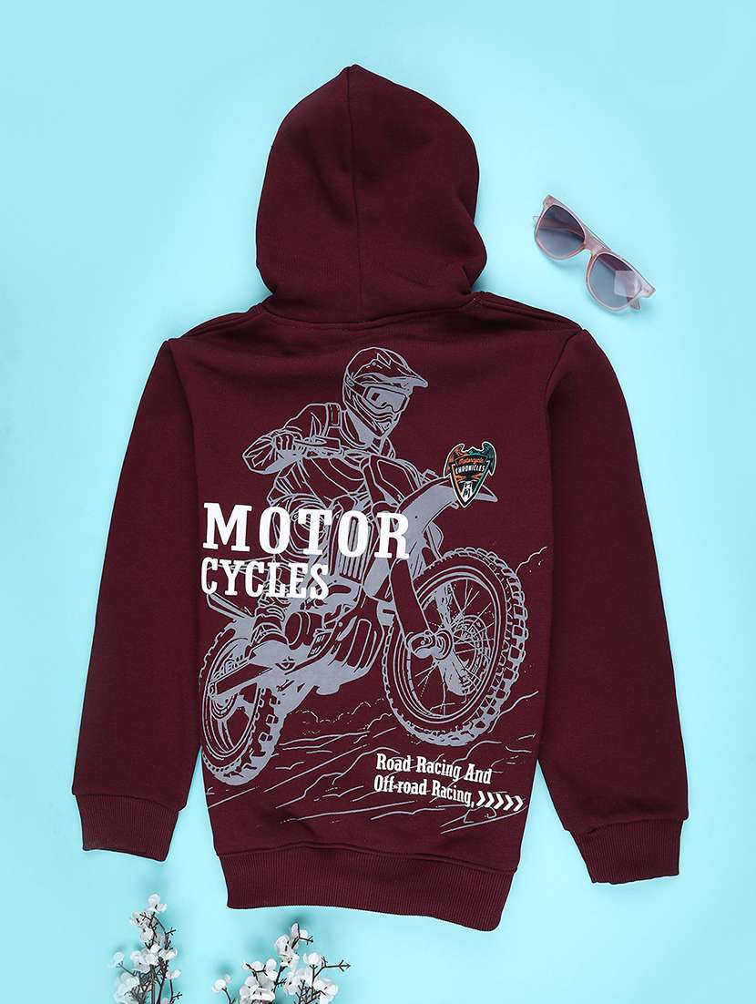 boys long sleeve hooded sweatshirt - 22179814 -  Standard Image - 1