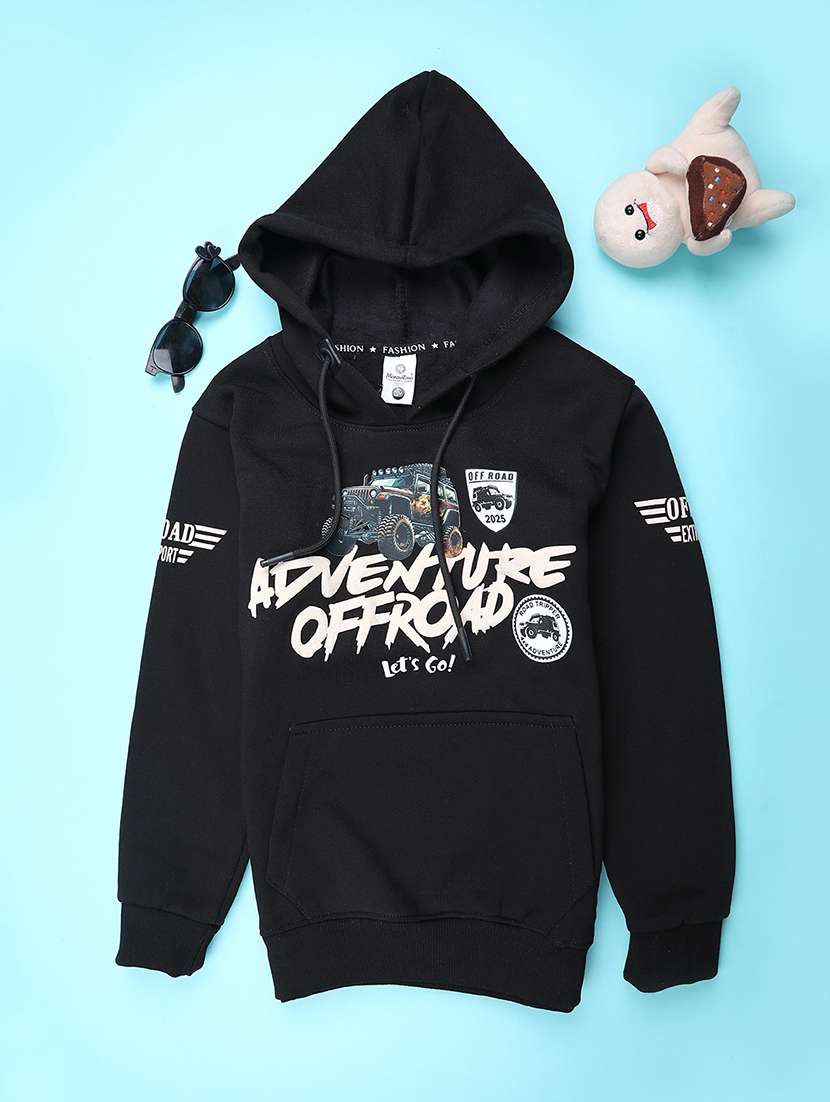 boys long sleeve hooded sweatshirt