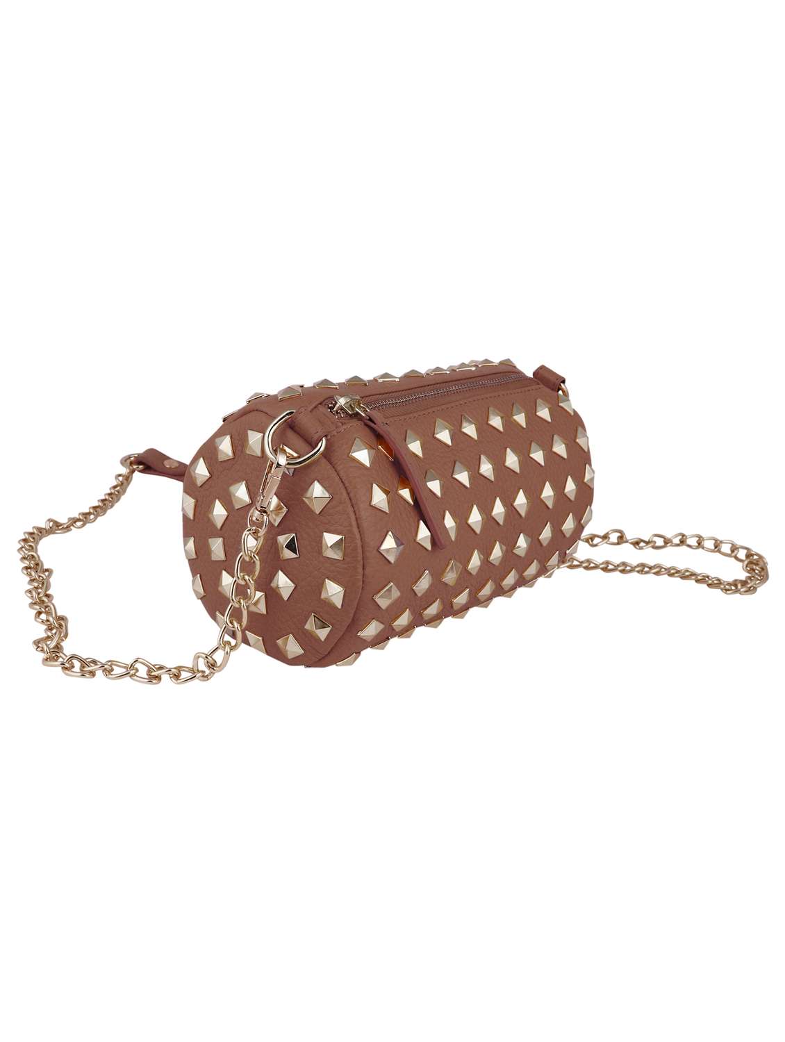 girls leather studded sling bag - 22179902 -  Standard Image - 4