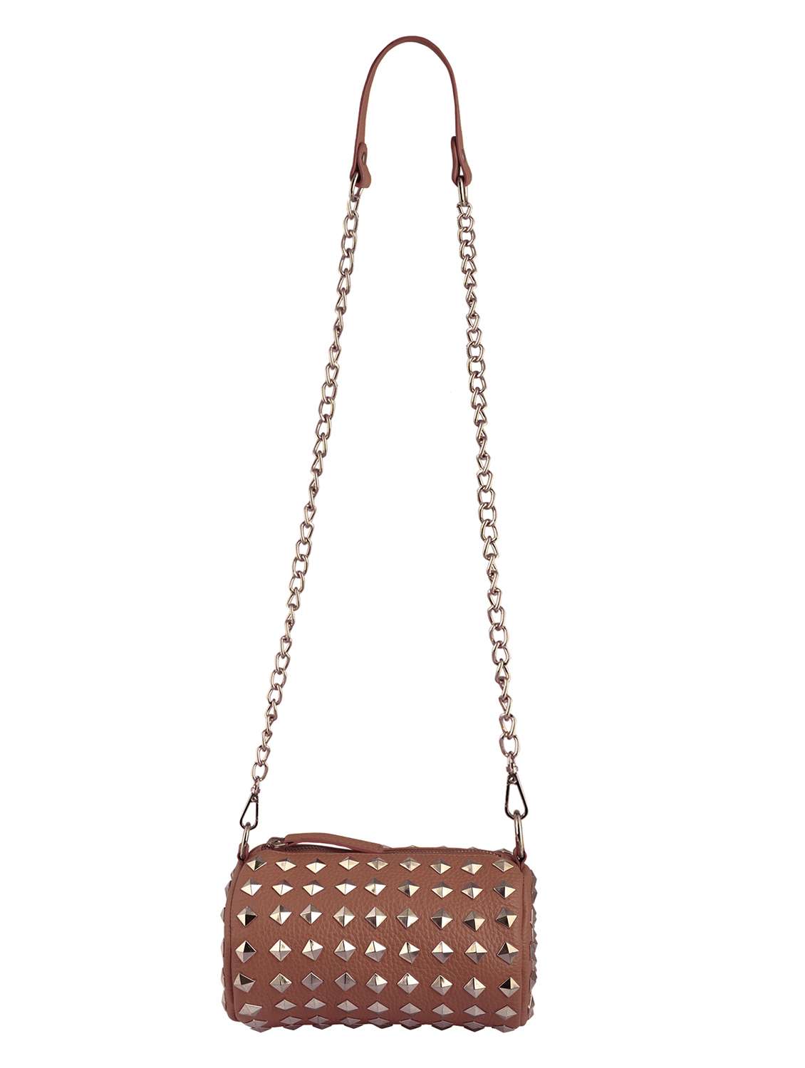 girls leather studded sling bag - 22179902 -  Standard Image - 6