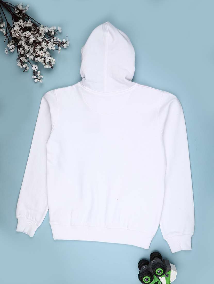 girls printed long sleeve hooded sweatshirt - 22179930 -  Standard Image - 1