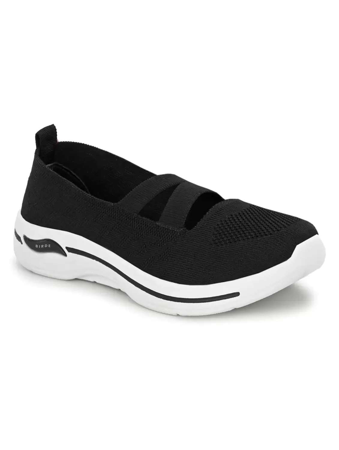 women black slip on casual shoe - 22179980 -  Standard Image - 4