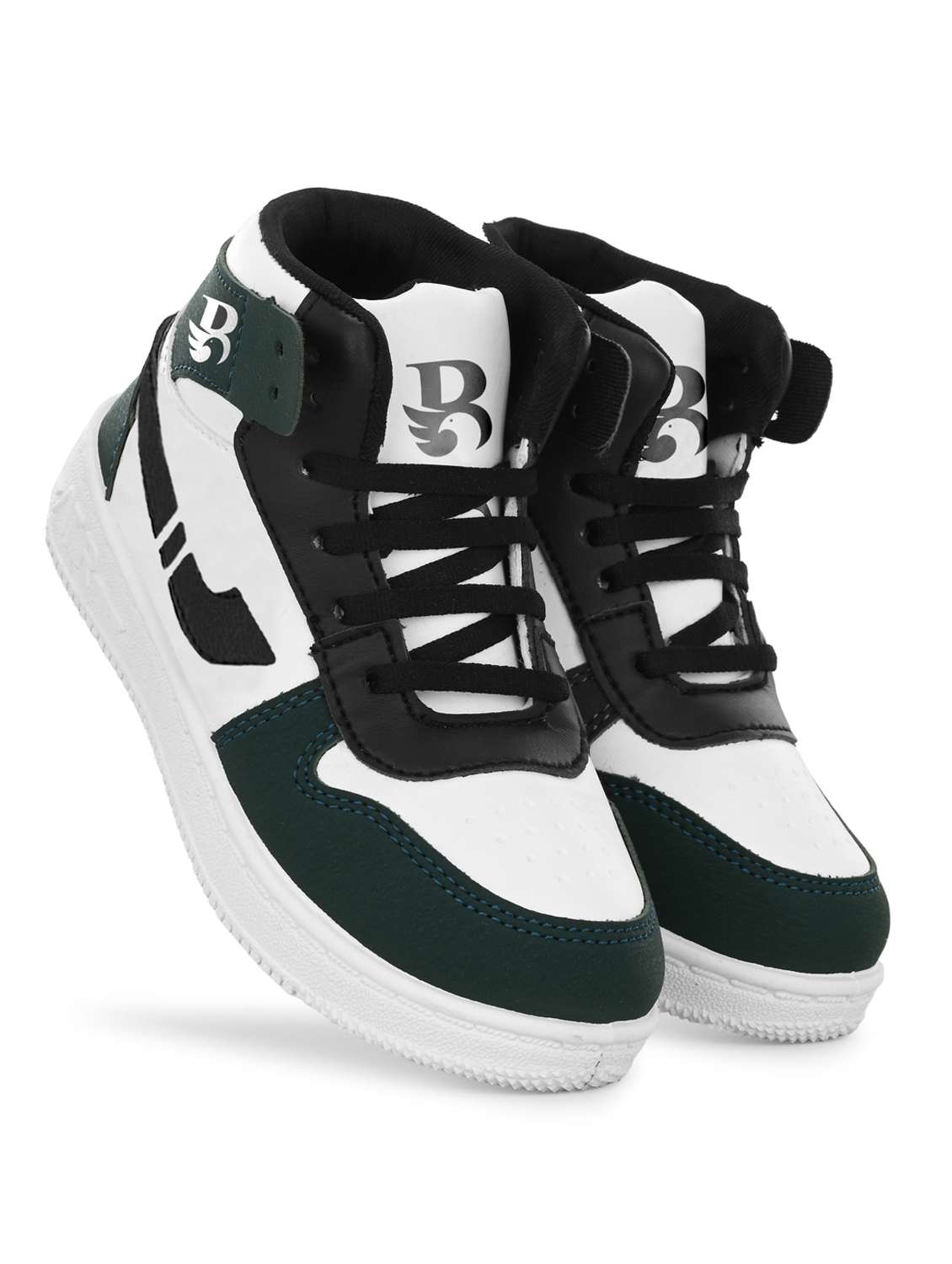 boys lace up high ankle sneaker - 22179995 -  Standard Image - 4