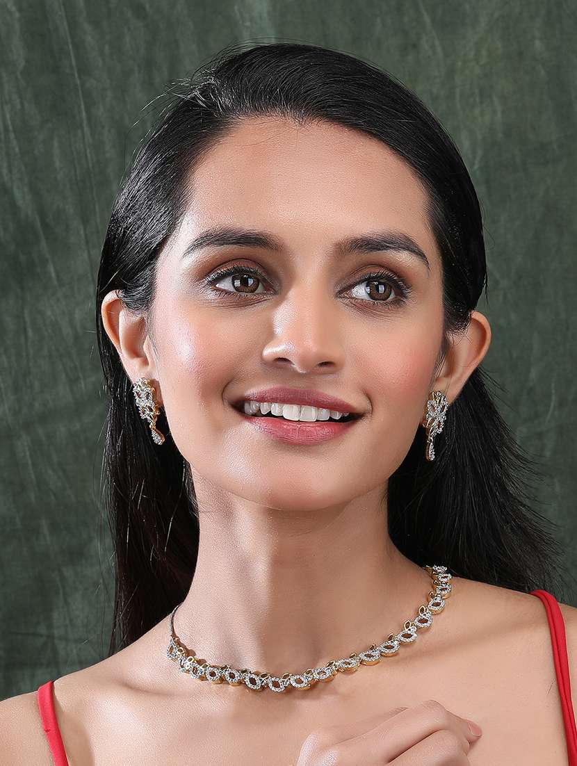 silver gold plated ad bela necklace set - 22180004 -  Standard Image - 1