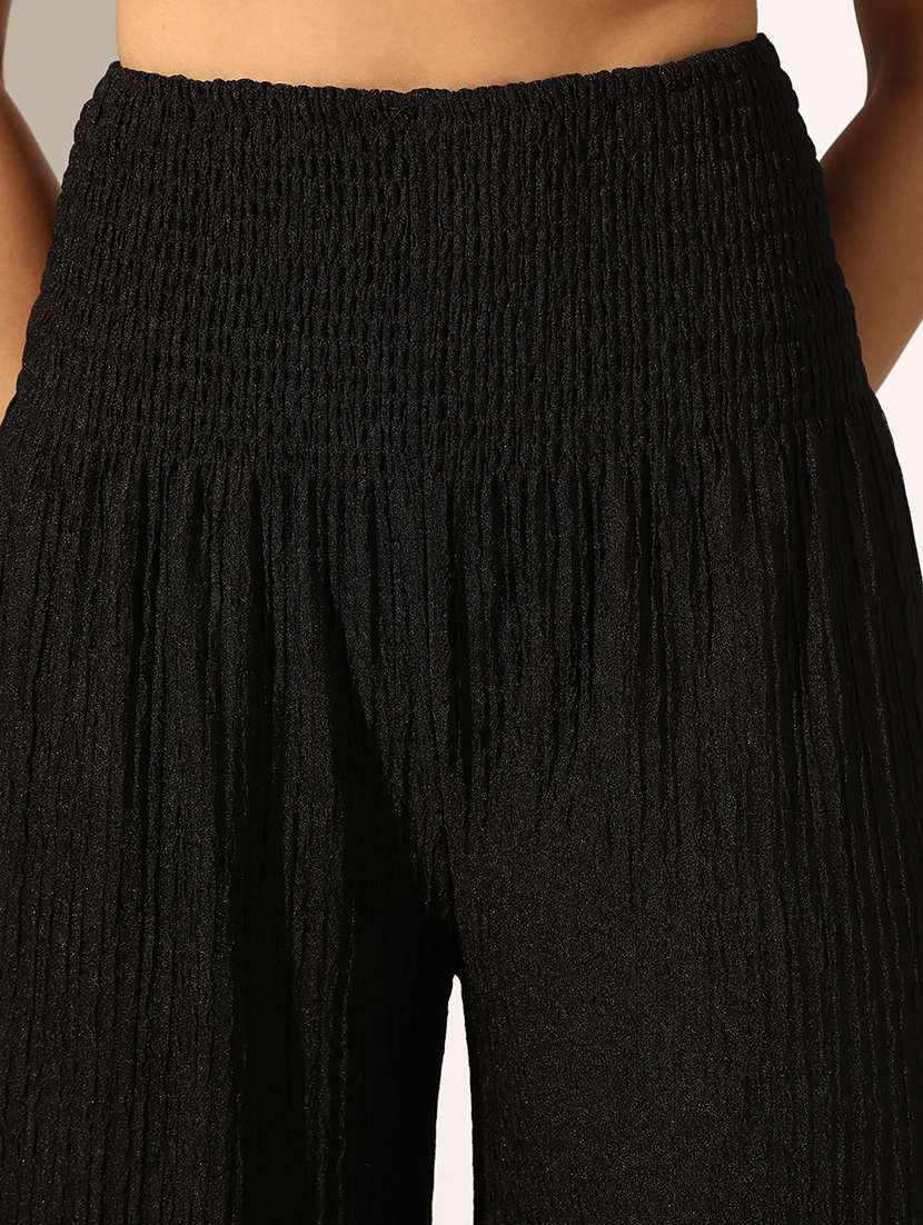 women solid top and trouser co-ord set - 22180041 -  Standard Image - 6