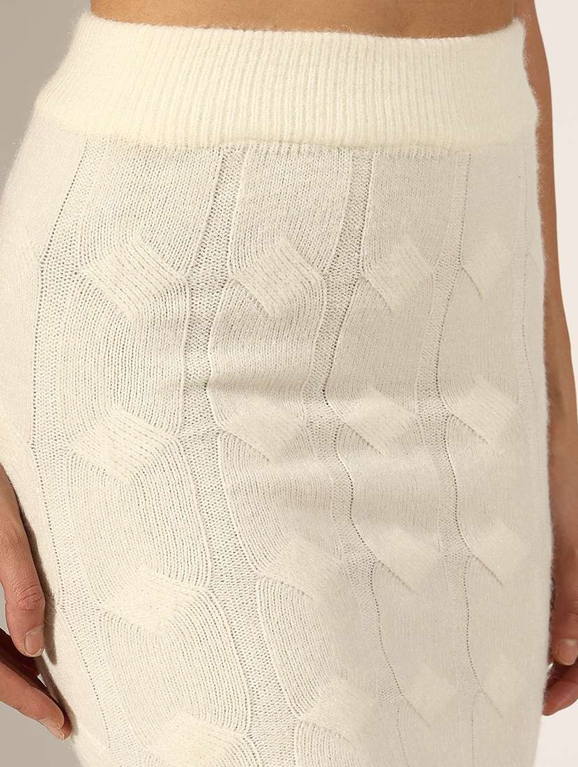 women solid top and skirt co-ord set - 22180045 -  Standard Image - 6