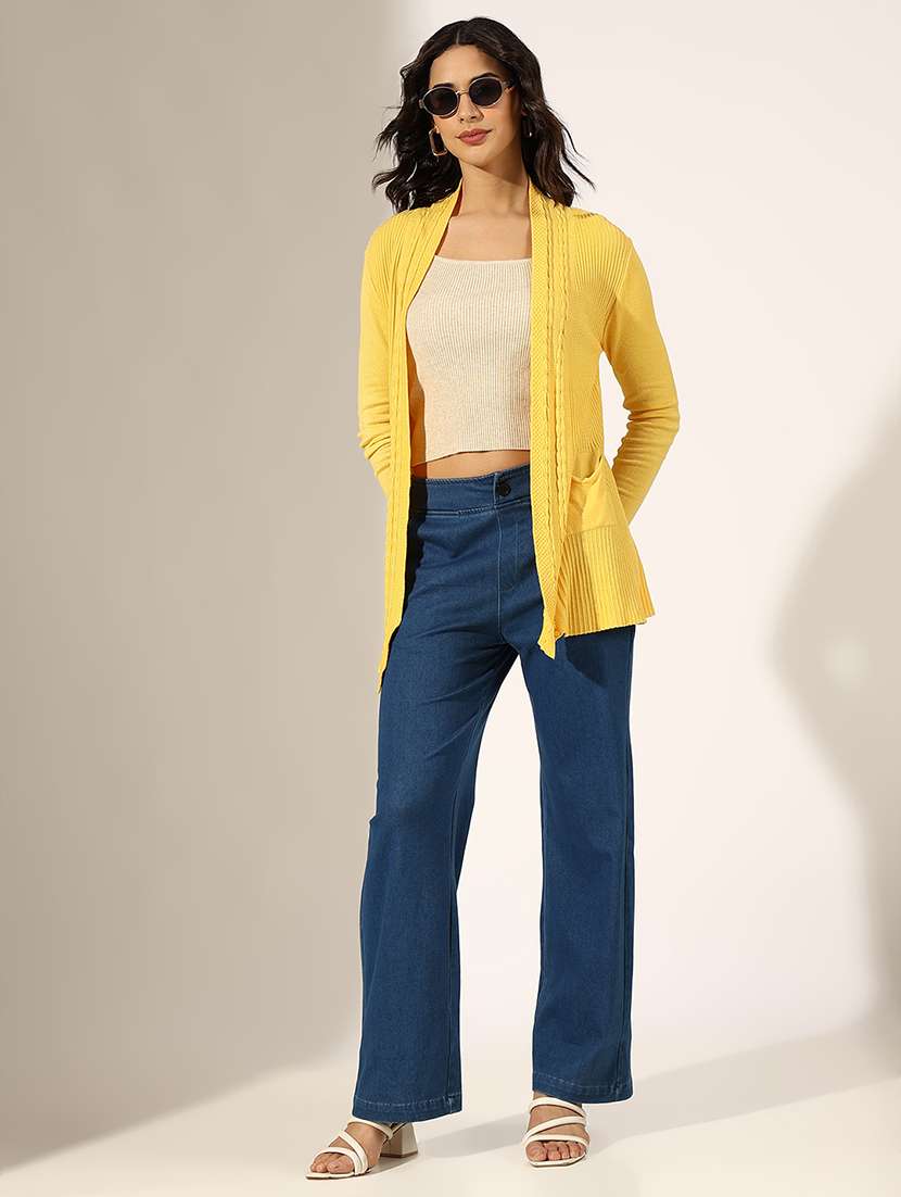 women self designed long sleeve regular shrug - 22180054 -  Standard Image - 4