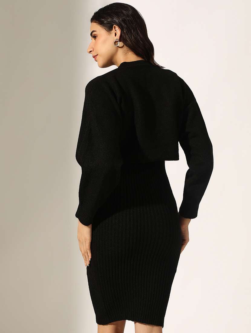 women embellished long sleeve bodycon dress  - 22180126 -  Standard Image - 4