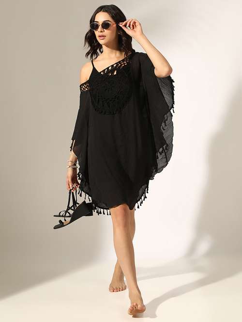 Buy Black Jackets, Black Dresses, White Pumps with Silver Earrings  Scrapbook Look by sweta