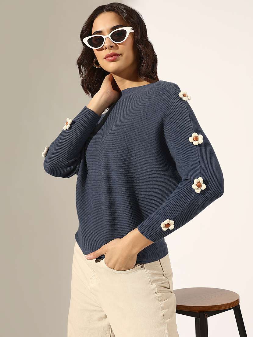 women solid long sleeve regular top