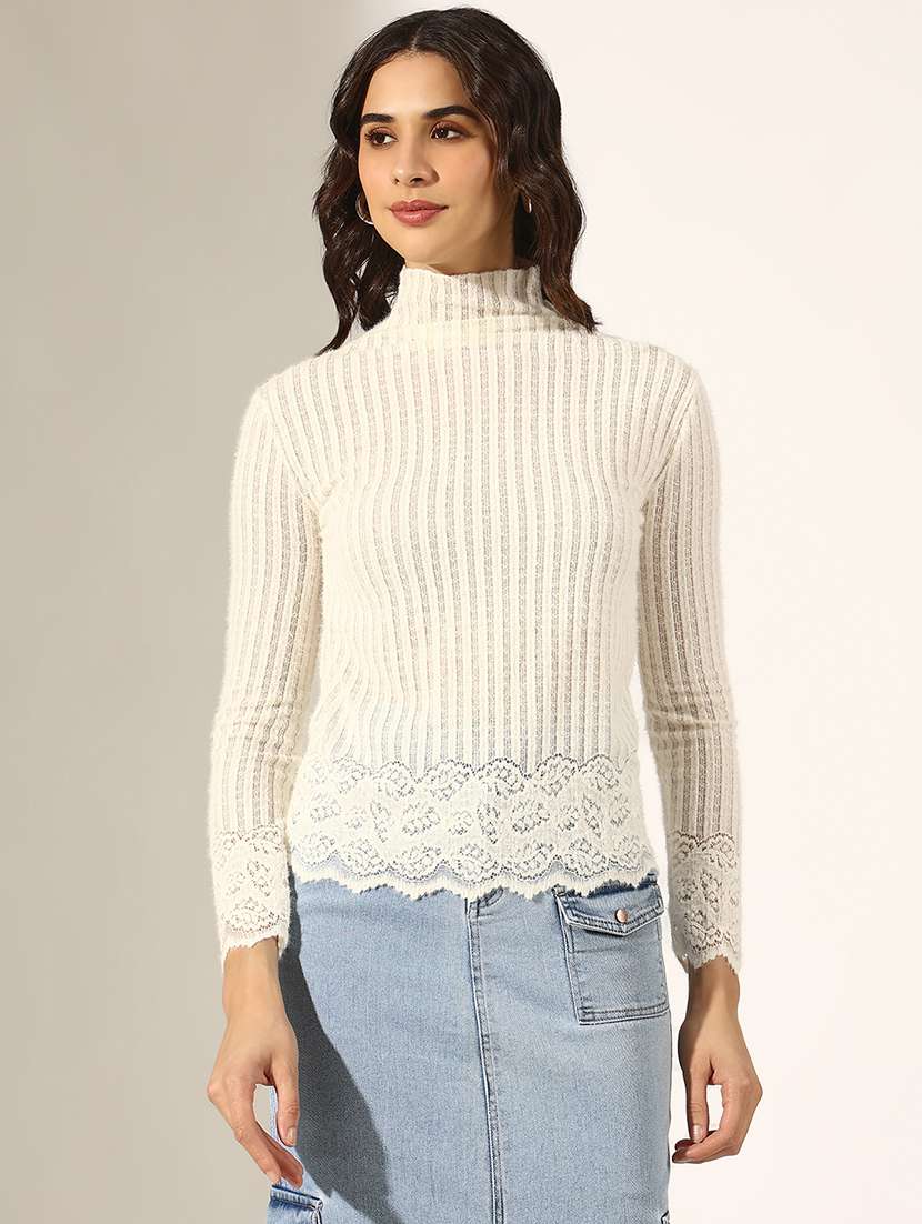 women solid long sleeve regular top - 22180165 -  Standard Image - 1