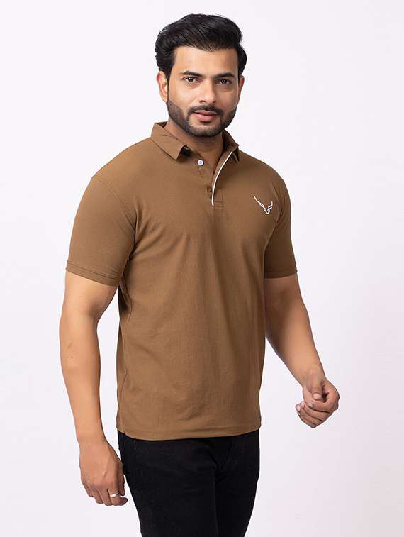 men pack of 3 solid short sleeve polo t-shirt - 22180249 -  Standard Image - 4