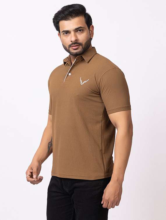 men pack of 3 solid short sleeve polo t-shirt - 22180251 -  Standard Image - 4