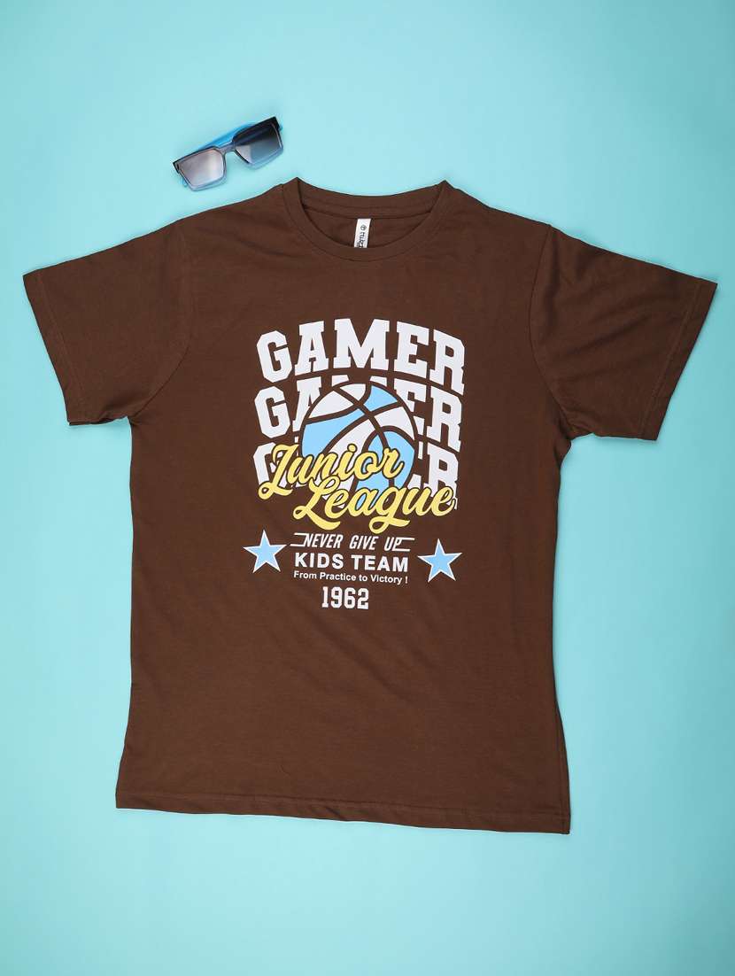 boys printed short sleeve t-shirt - 22180357 -  Standard Image - 1