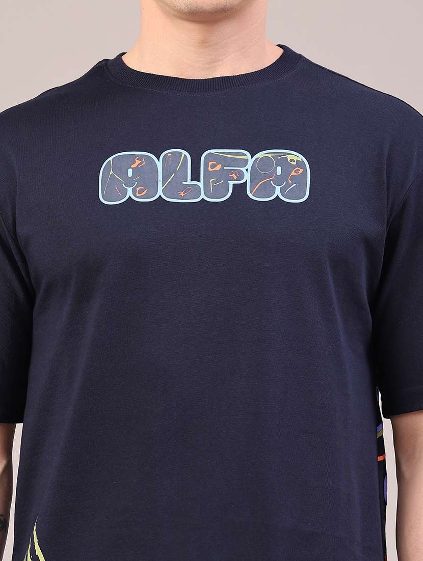 men printed short sleeve regular fit t-shirt - 22180511 -  Standard Image - 4