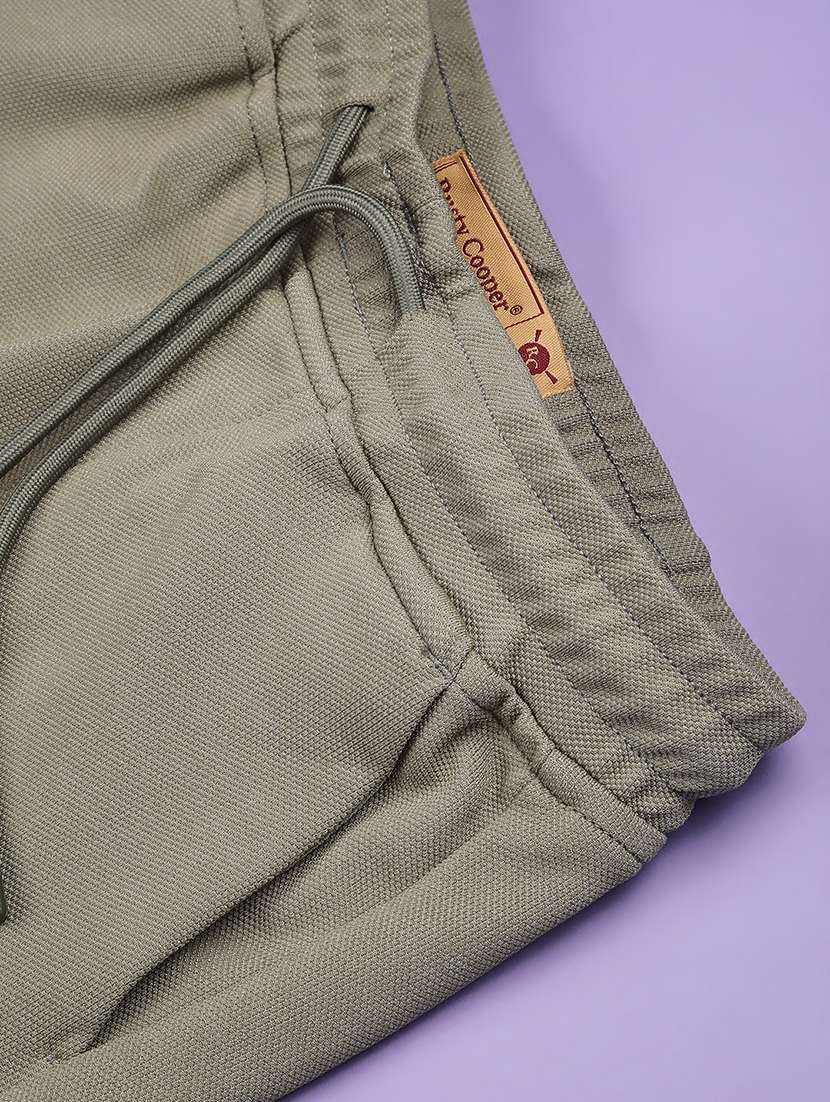 boys solid mid rise track pants - 22180559 -  Standard Image - 4