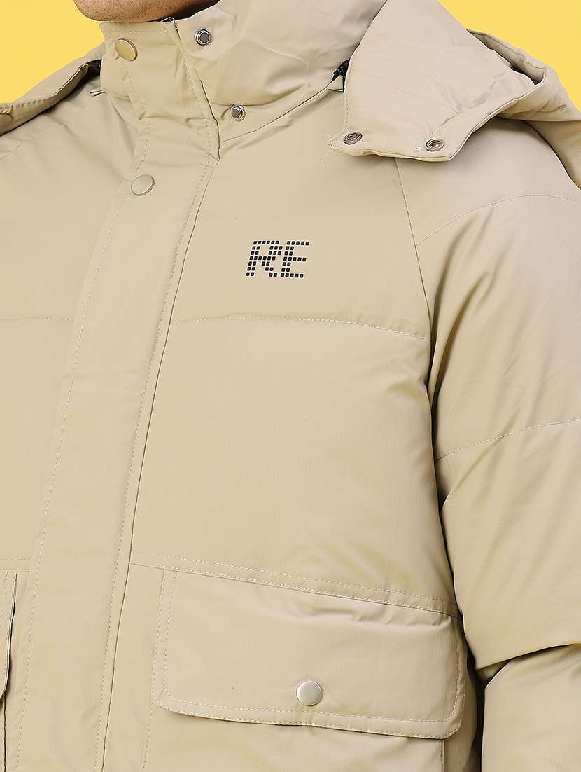 men solid long sleeve lightweight puffer jacket - 22180643 -  Standard Image - 4