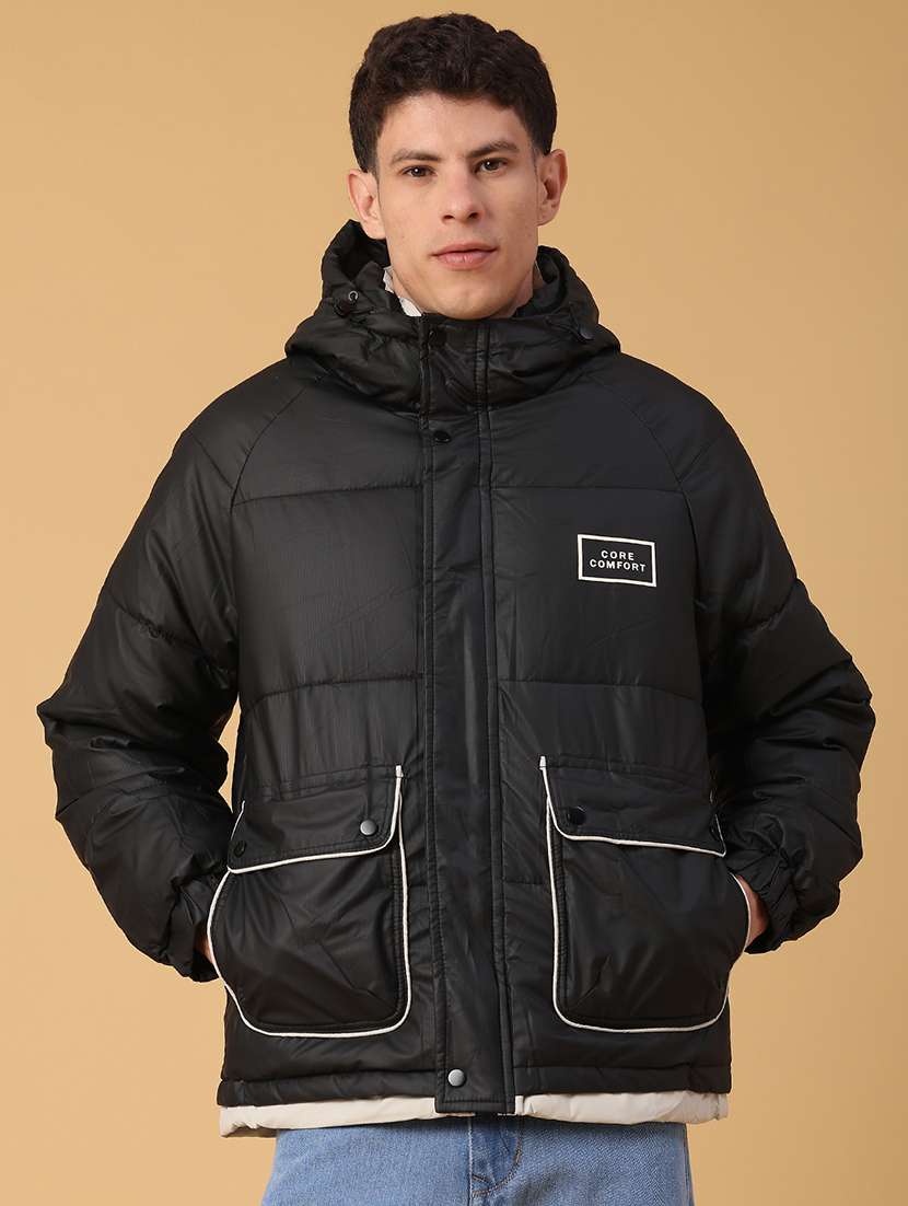 men solid long sleeve lightweight puffer jacket - 22180698 -  Standard Image - 1