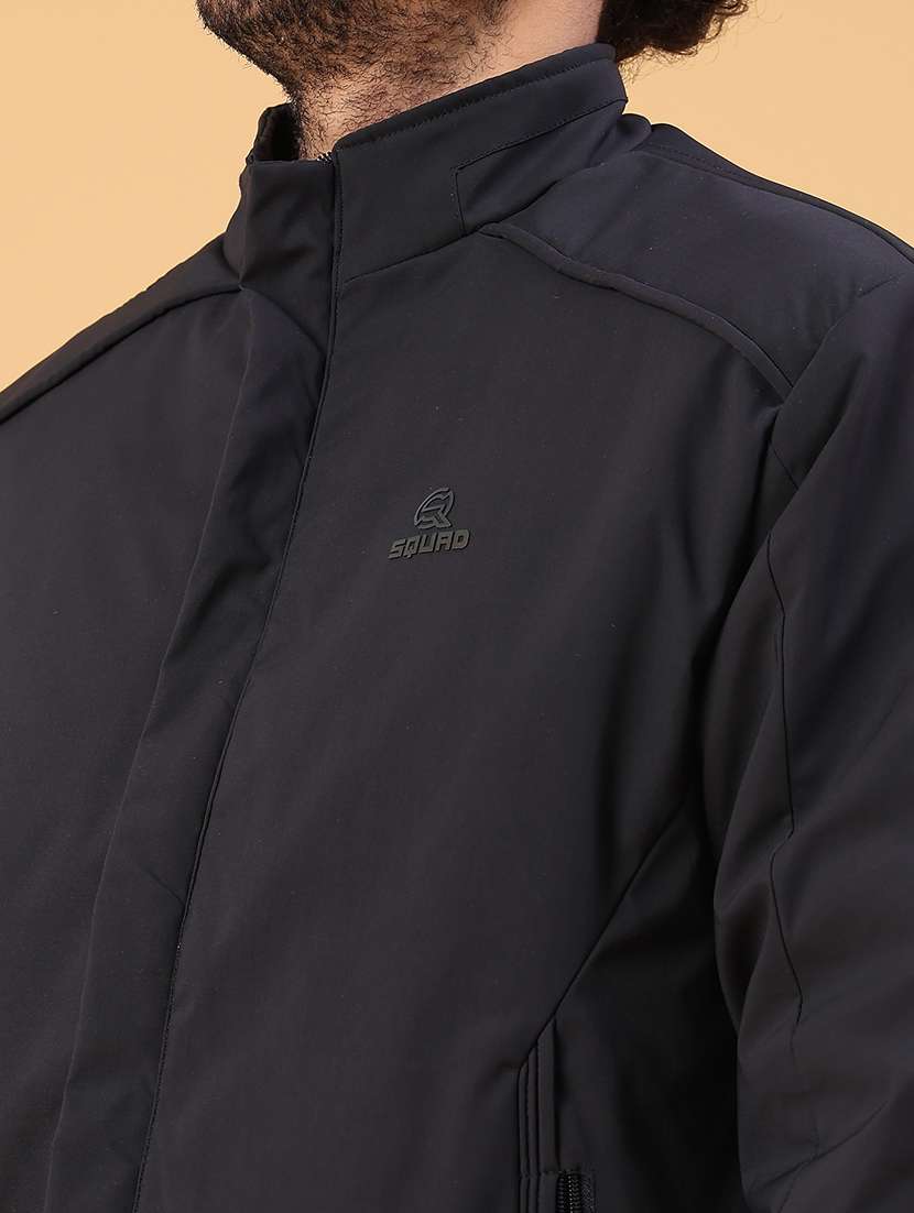 men solid long sleeve lightweight bomber jacket - 22180705 -  Standard Image - 4