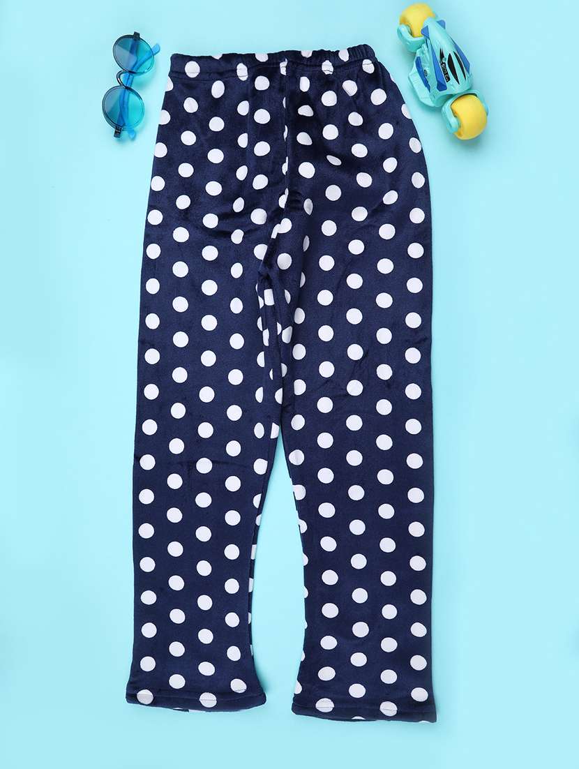 Girls Polka Dotted Mid Rise Pajama - 22180712 -  Standard Image - 1