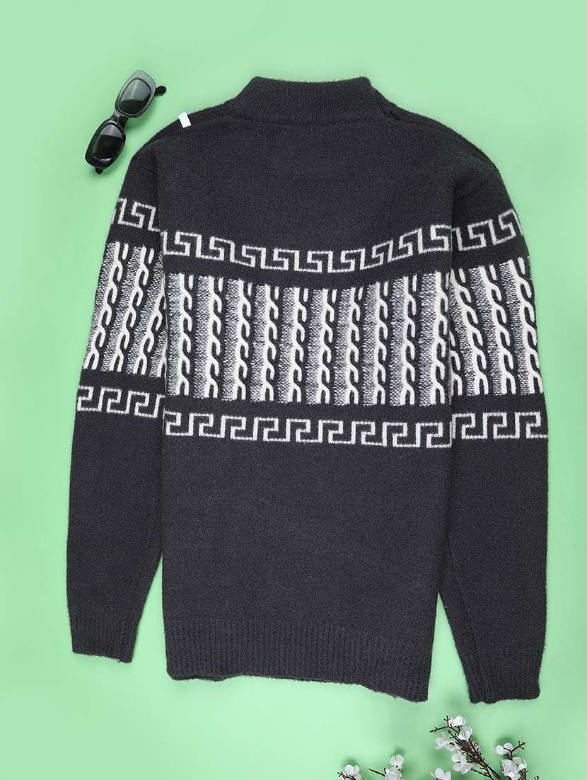 boys self designed long sleeve sweater - 22180744 -  Standard Image - 1