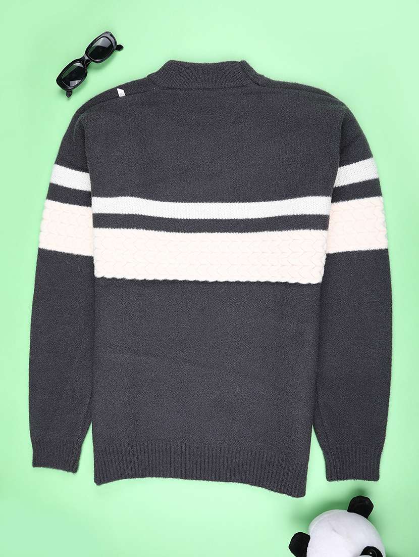 boys self designed long sleeve sweater - 22180749 -  Standard Image - 1