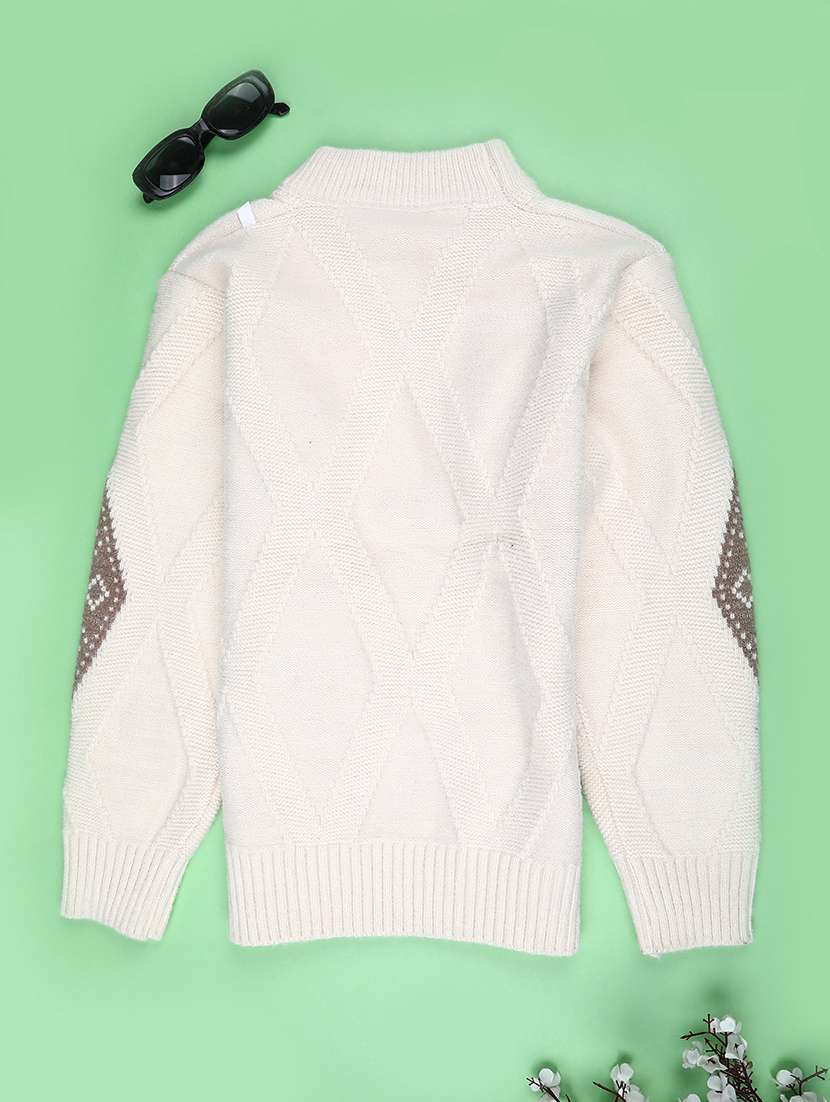 boys self designed long sleeve sweater - 22180753 -  Standard Image - 1