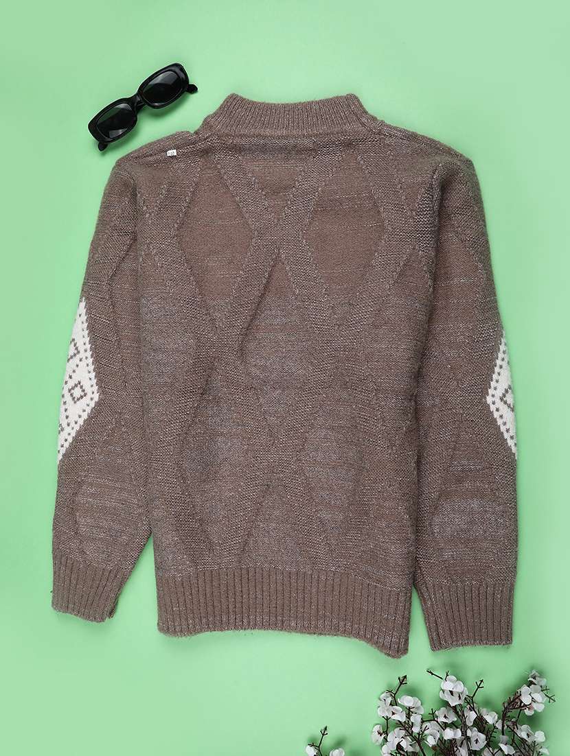 boys self designed long sleeve sweater - 22180755 -  Standard Image - 1