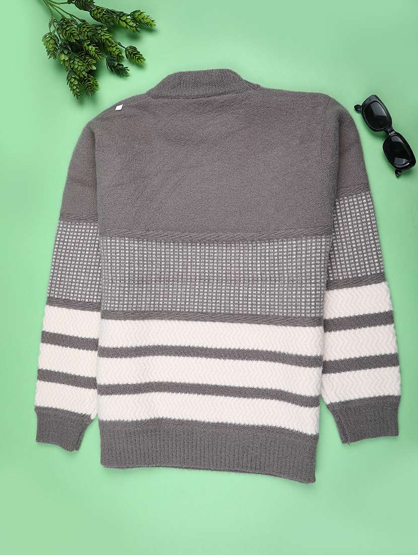 boys self designed long sleeve sweater - 22180756 -  Standard Image - 1