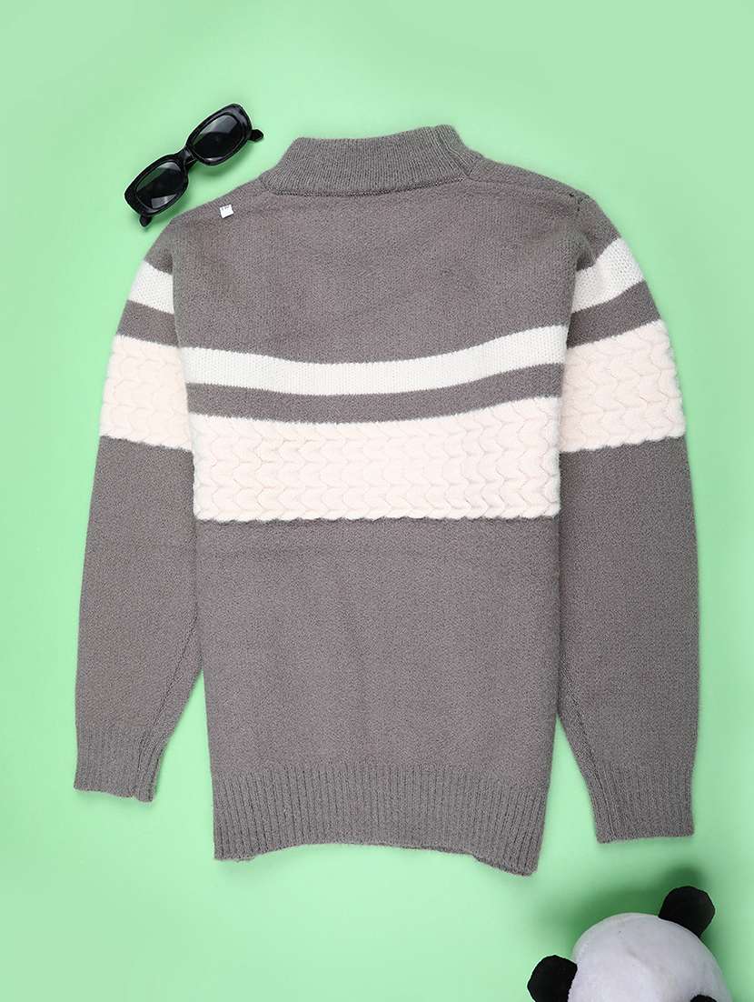 boys self designed long sleeve sweater - 22180757 -  Standard Image - 1