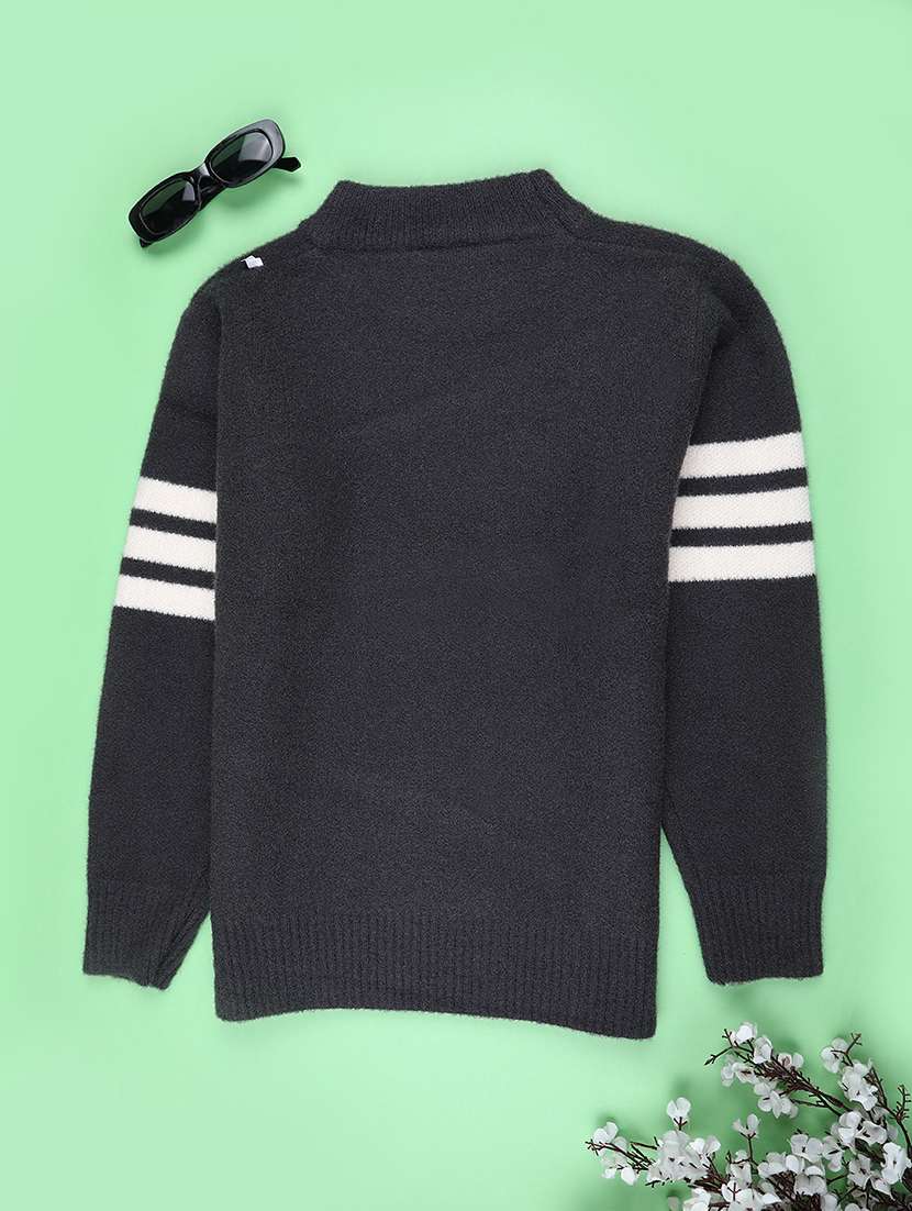 boys self designed long sleeve sweater - 22180760 -  Standard Image - 1