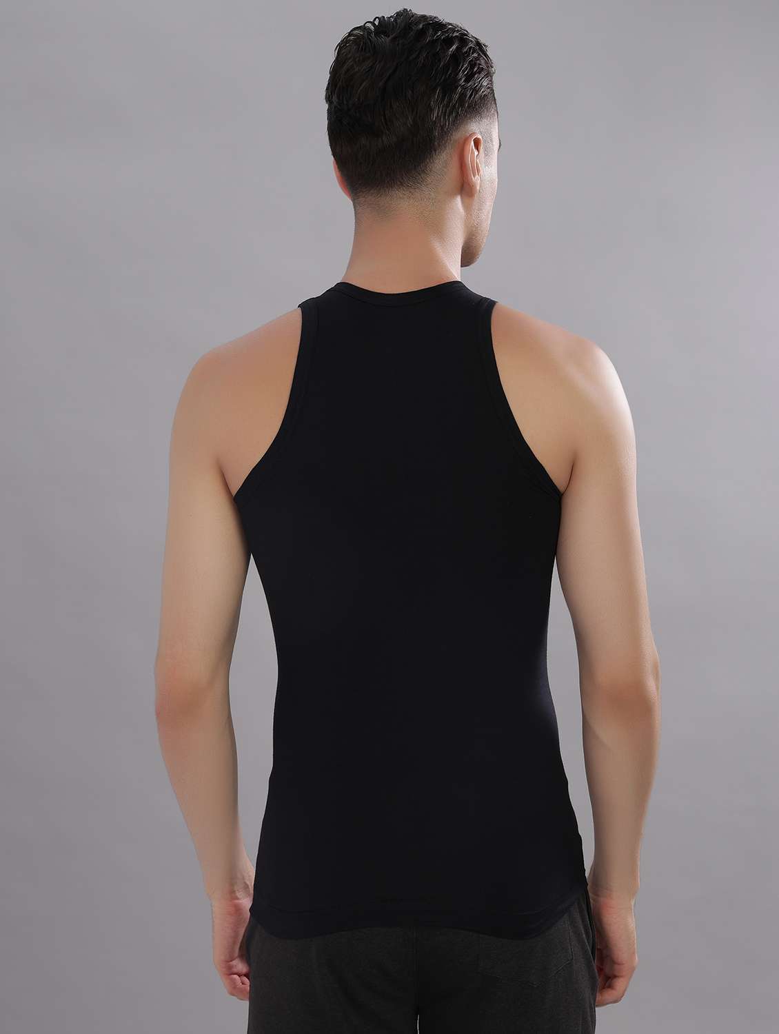 men solid sleeveless vest pack of 6 - 22180838 -  Standard Image - 1