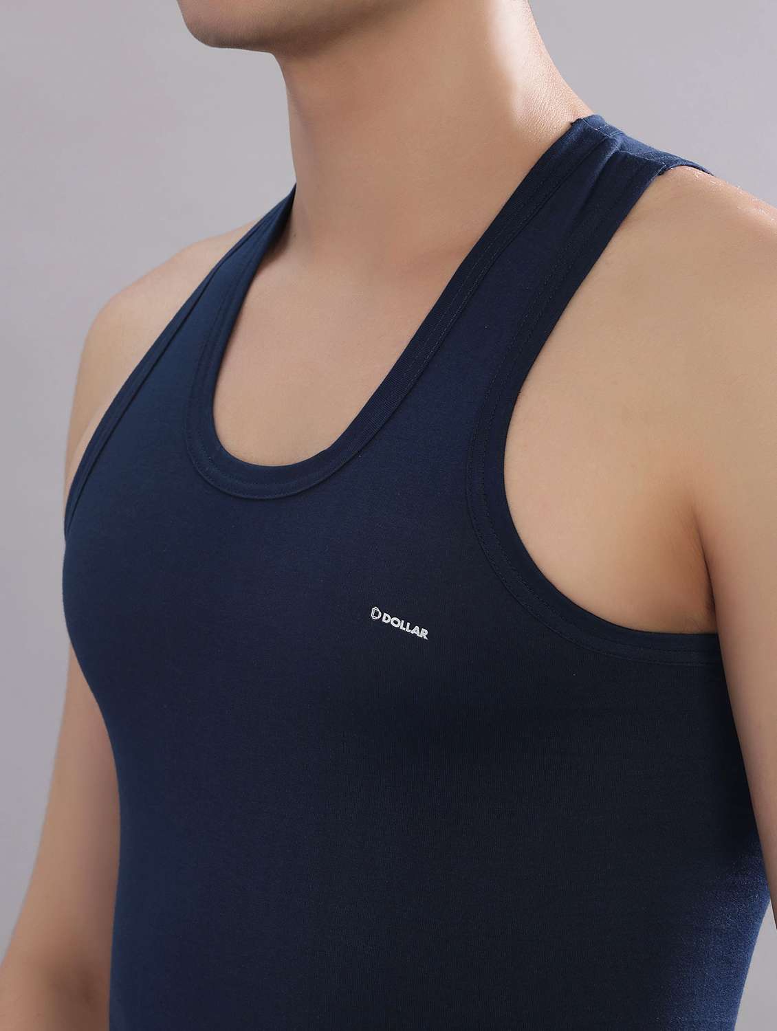 men solid sleeveless vest pack of 6 - 22180838 -  Standard Image - 4