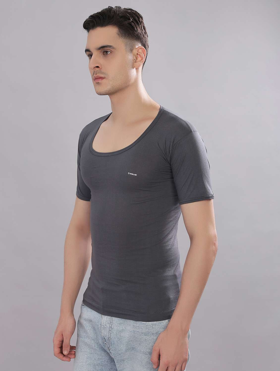 men solid half sleeve vest pack of 3 - 22180886 -  Standard Image - 1