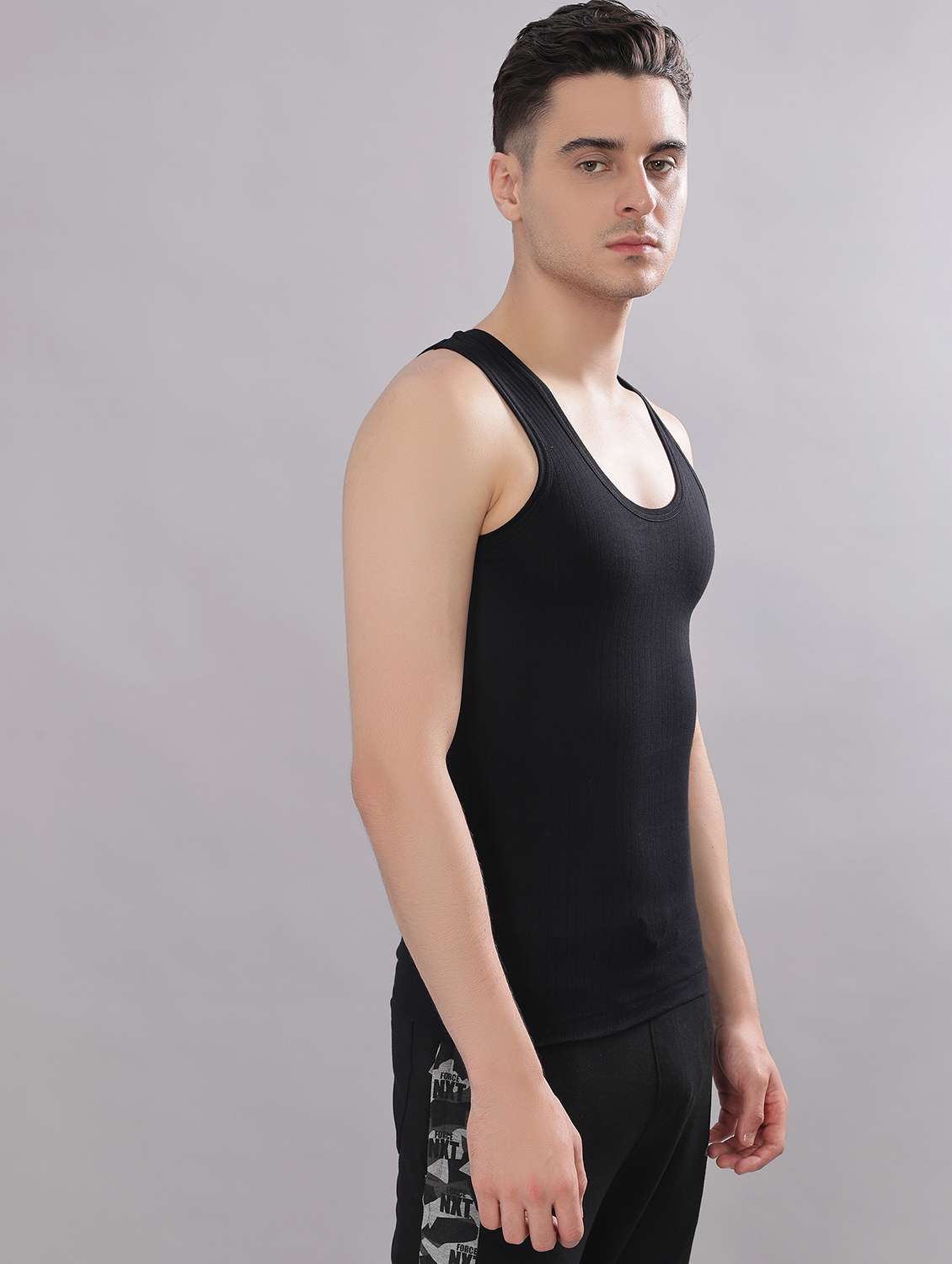 men solid sleeveless vest pack of 2 - 22180938 -  Standard Image - 1