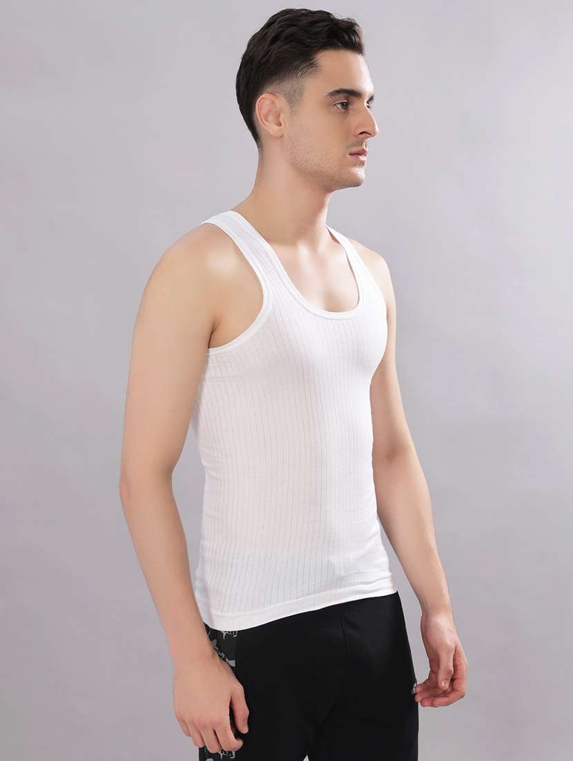 men solid sleeveless vest pack of 2 - 22180956 -  Standard Image - 1