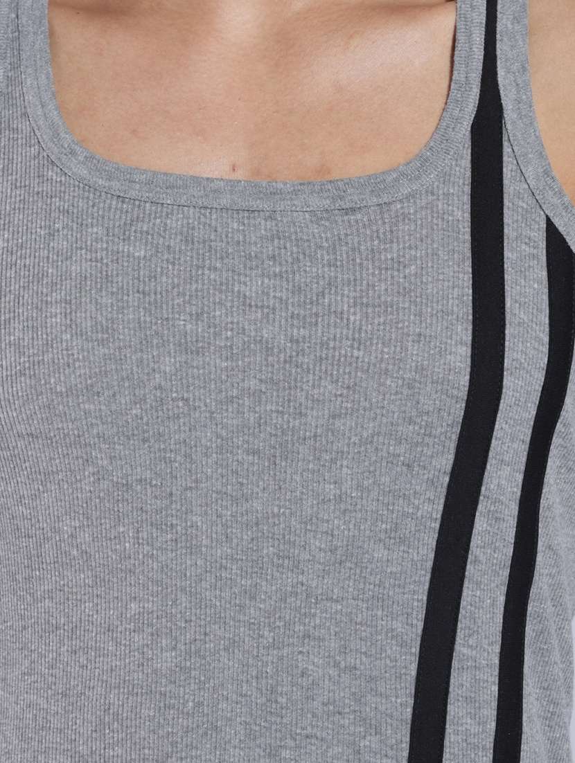 men solid sleeveless vest pack of 2 - 22180991 -  Standard Image - 4