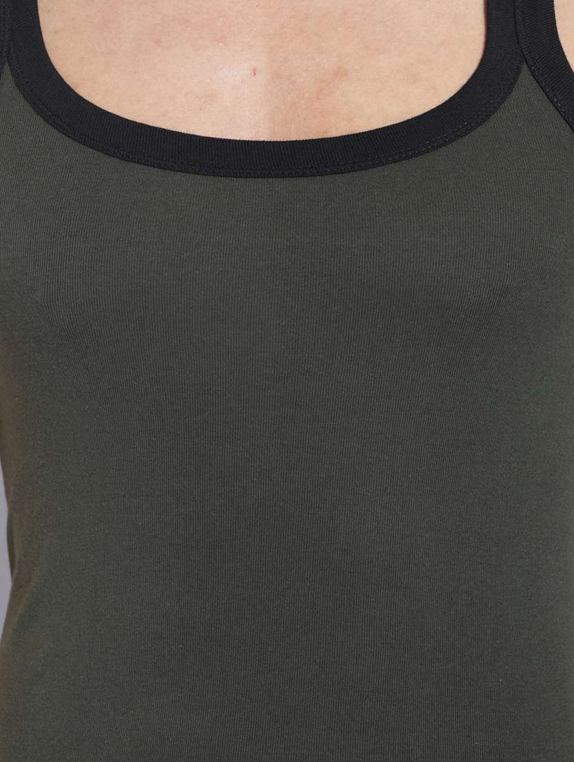 multi colored cotton blend vest - 22181023 -  Standard Image - 4