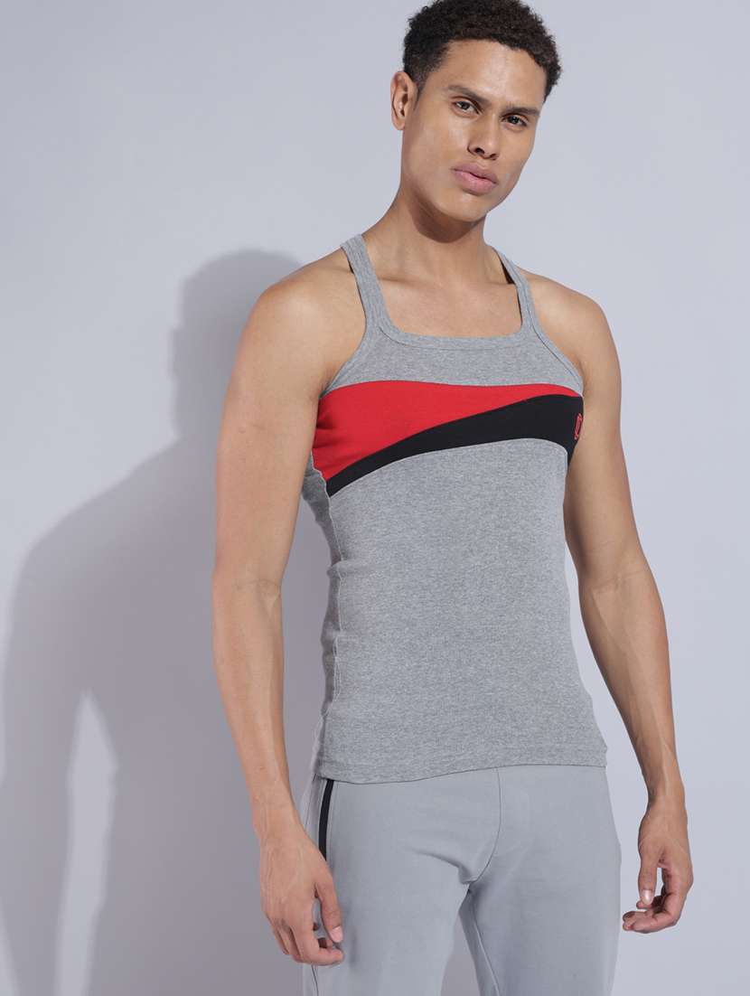 men color blocked sleeveless vest pack of 2 - 22181039 -  Standard Image - 1