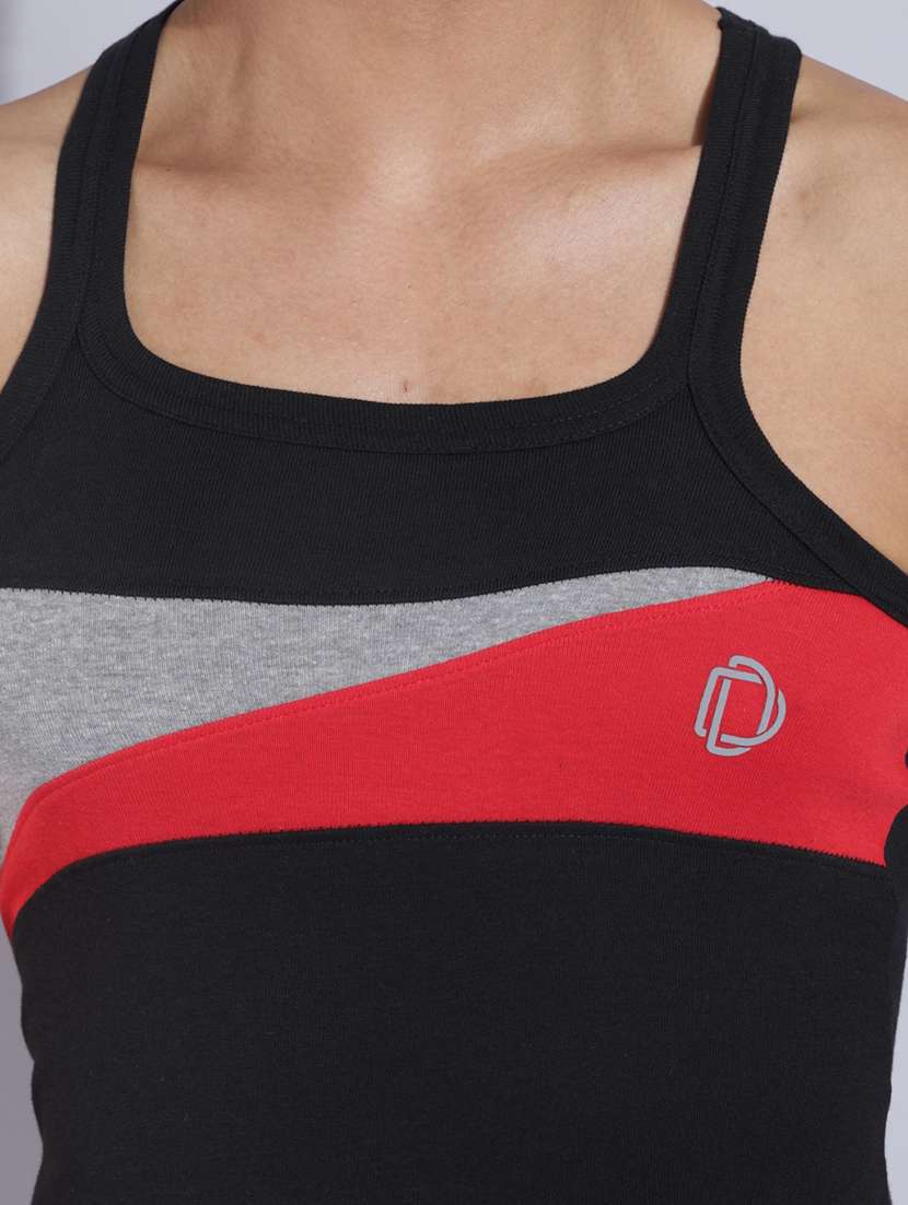 men pack of 4 color block sleeveless vest - 22181041 -  Standard Image - 4